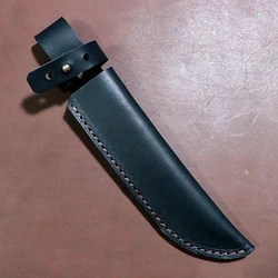 11 Sizes Inner Width 30MM First Layer Cow Leather Knife Sheath Scabbard For Straight Knives Fixed Blade Cover Pants Storage Bag