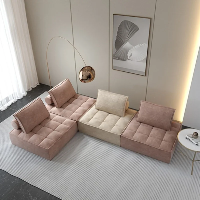 Lazy Sofa Tatami Small Apartment Balcony Bedroom   Clothing Store Technology Cloth Square Movable Furniture