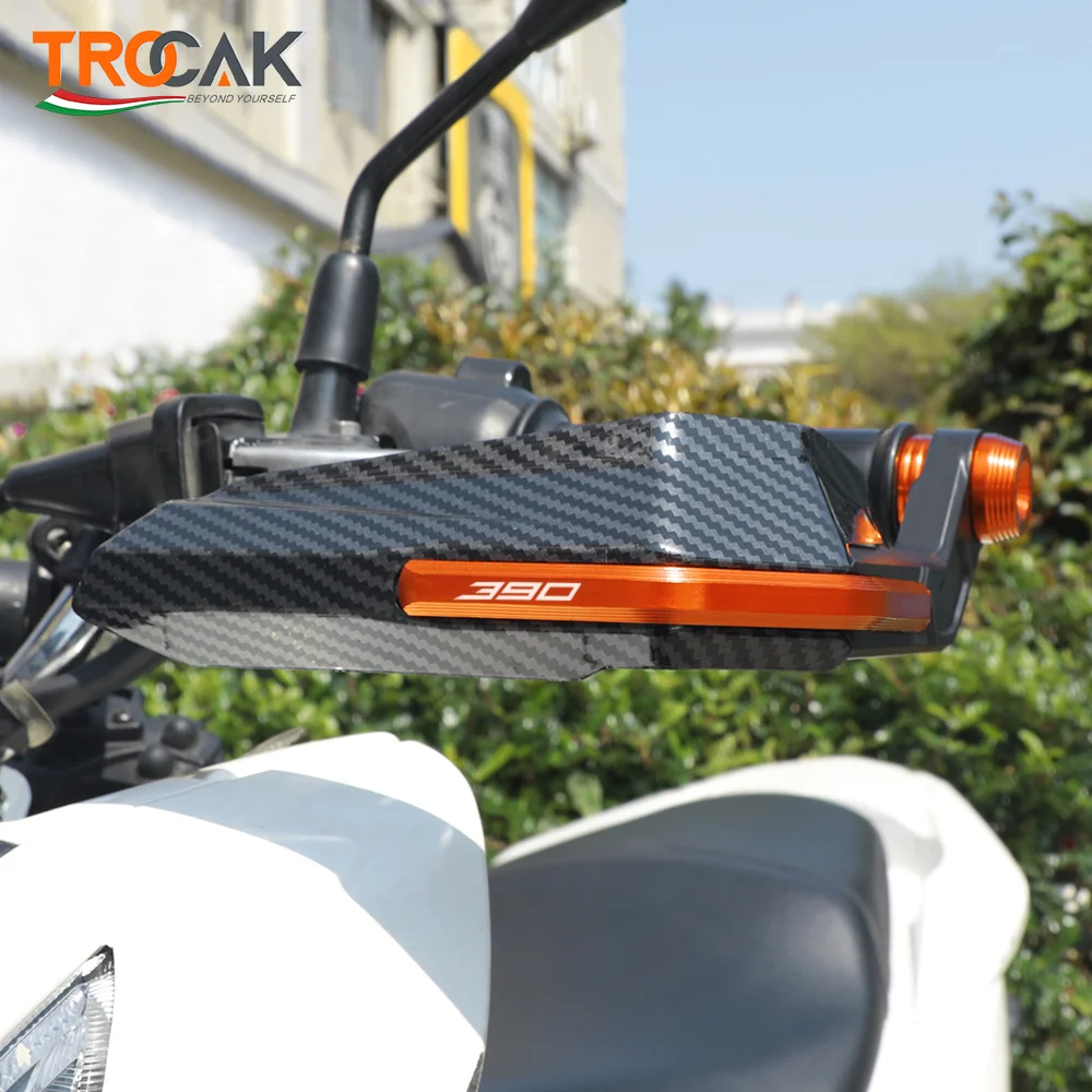 2025 2024 ل KTM 390 DUKE 390 RC390 390 ADV Adventure 2023 دراجة نارية CNC المقود القبضات الحرس دواسة فرامل عتلات حراس اليد #2