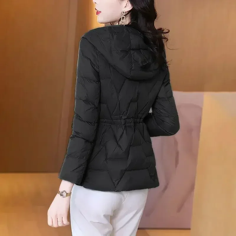 เบาะสั้นผู้หญิงผ้าฝ้ายเสื้อ SLIM FIT Demi-Season Lined Lady Parka ราคาถูกอ่อนเยาว์ Great 2025 แนวโน้มร้อน Quilted JACKET