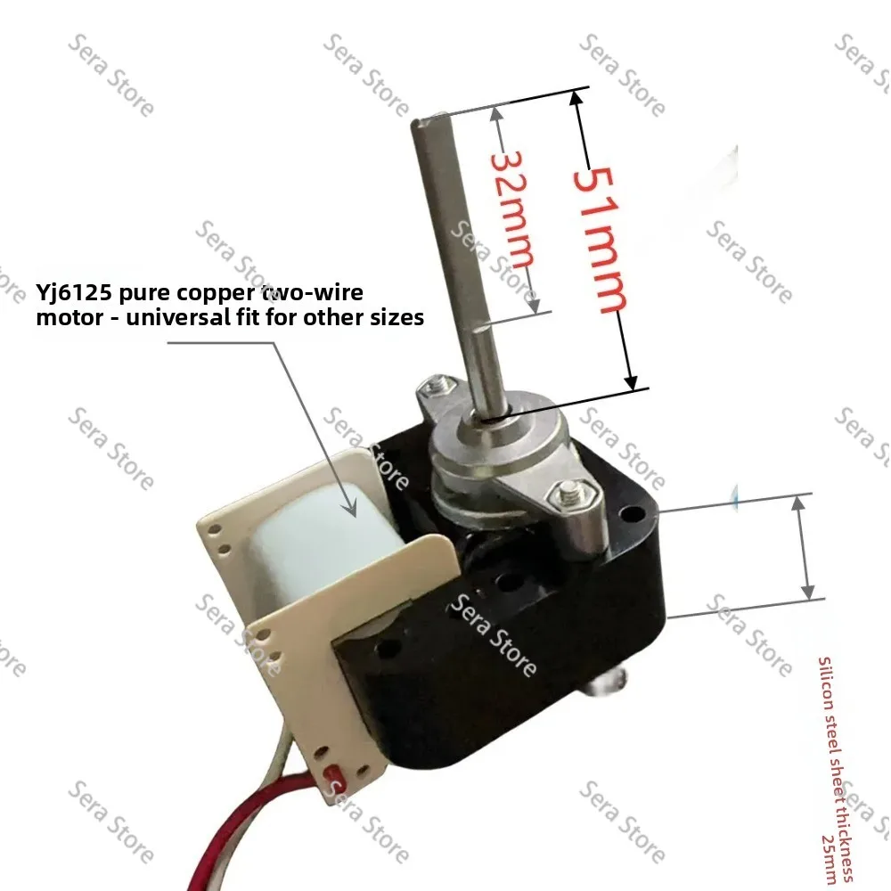 For YJ6125 Dual-Wire Motor Pure Copper ZHAOLI Motor for Alice Circulation Fan Motor