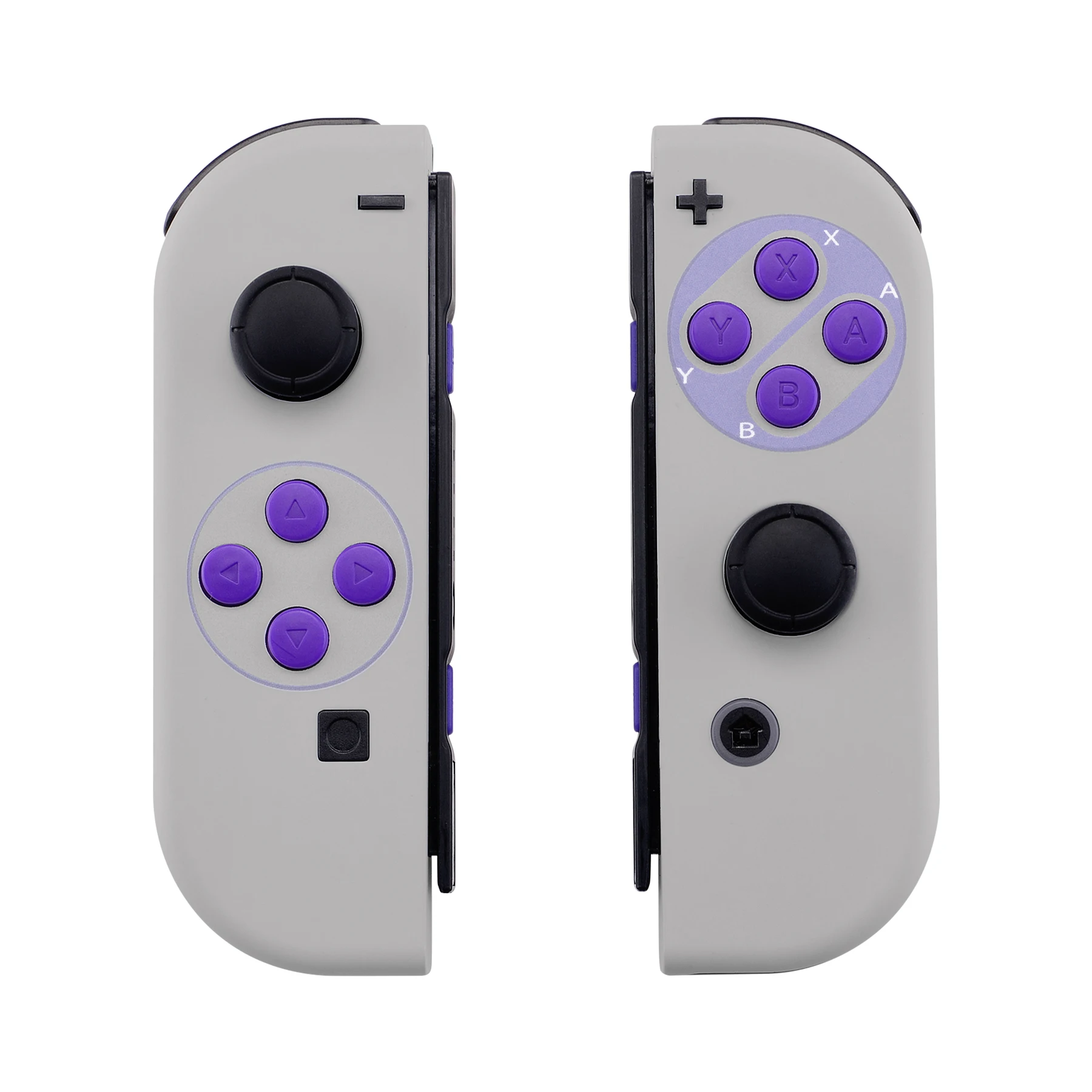 eXtremeRate Housing Shell Case With Full Set Buttons for NS Switch JoyCon & OLED - Classics SNES Style