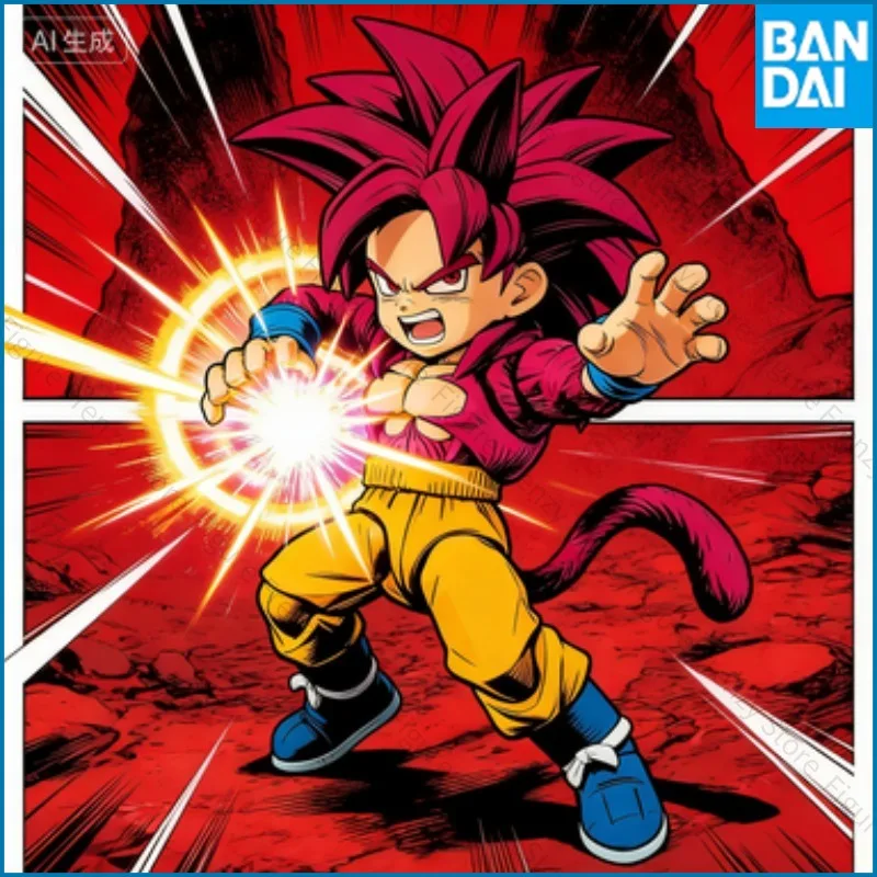 

Spot SaleEn Stock BANDAI caja Original S.H.Figuarts DRAGON BALL SON GOKU MINI SSJ4 SHF figura acción molo regalo para chico caj