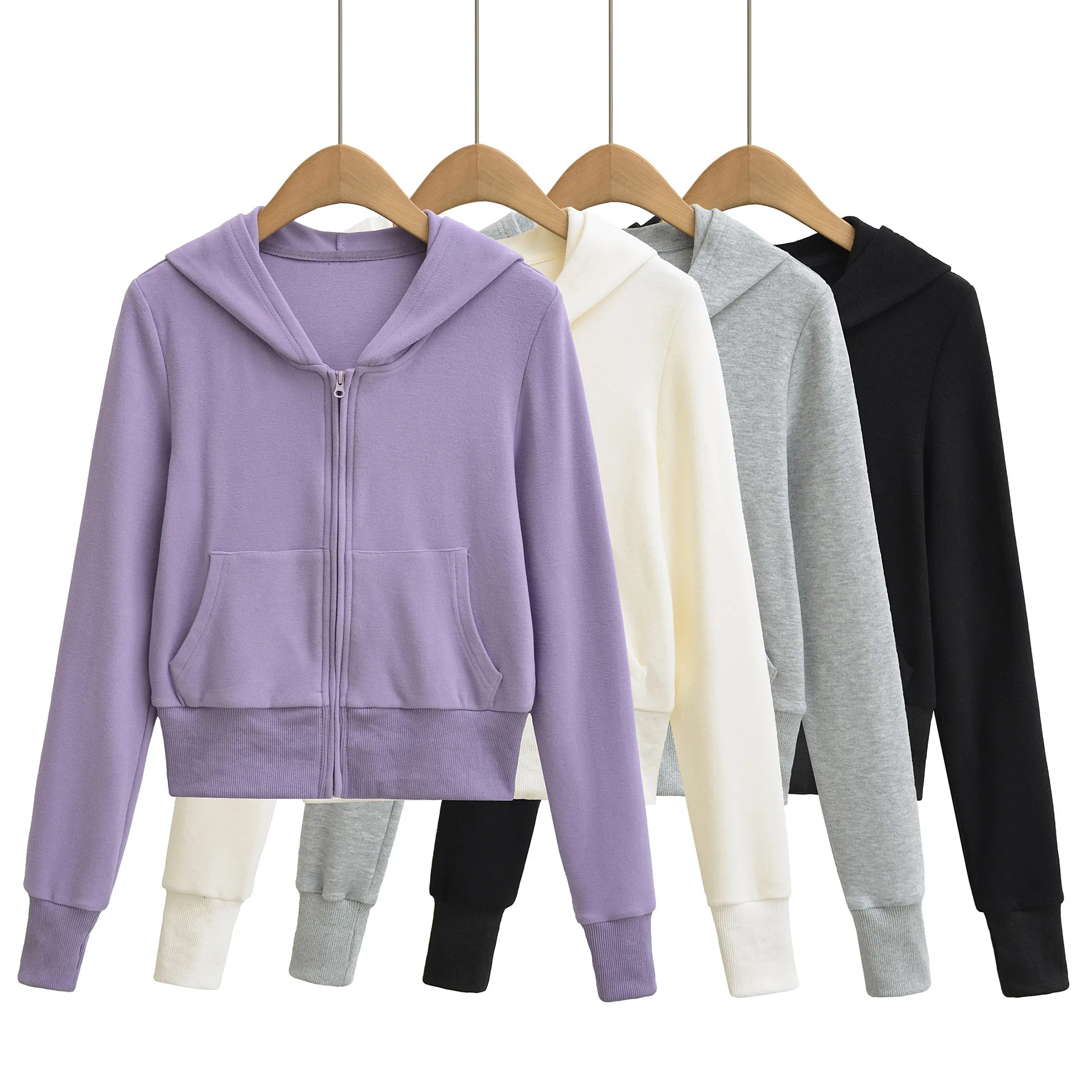 Pastel Hoodie With Soft Brushe - огляд і ціна Women Formal Wear Types