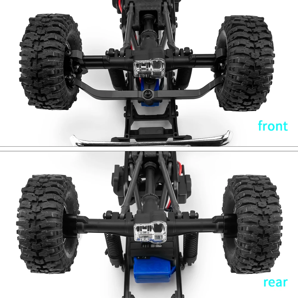 AXSPEED +5mm/+11mm 황동 스티어링 링크 블록 1/18 RC 크롤러 자동차 TRX4-M 확대 업그레이드용 너클/후면 CVD 샤프트 드라이브 키트