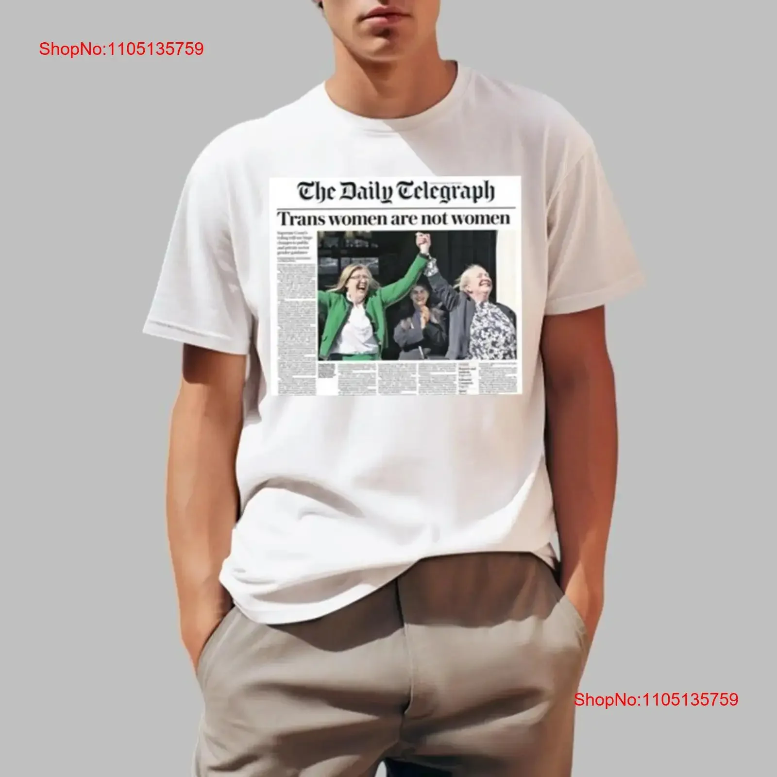 

Женская футболка The Daily Telegraph Trans Not, размер S 5XL, винтажная дышащая эластичная уличная одежда с рисунком