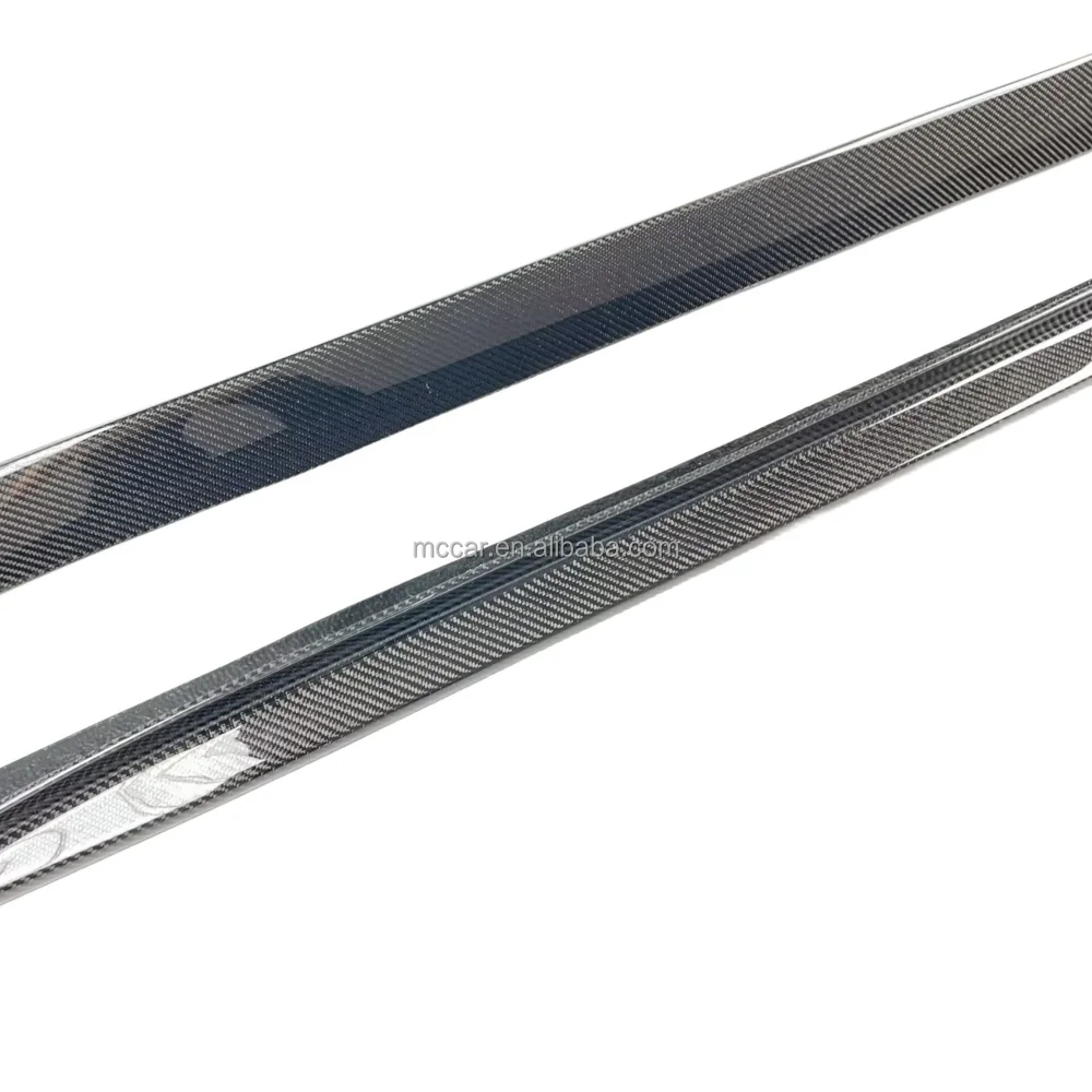 High Quality Dry Carbon Fiber Side Skirt For BMW X3 G01 X4 G02 Car Bumper Side Skirts Rocker Panels