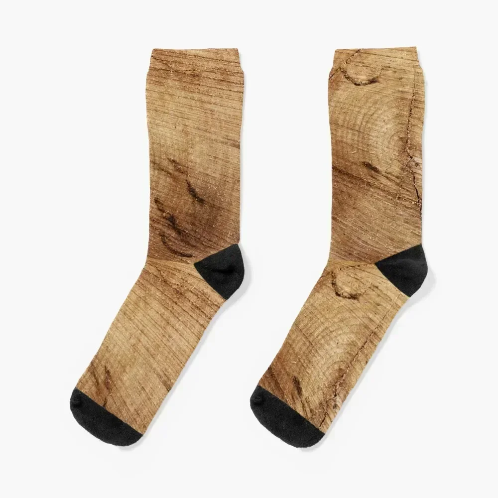 Wood Grain Socks colored bright garter cycling Designer Man Socks Women's