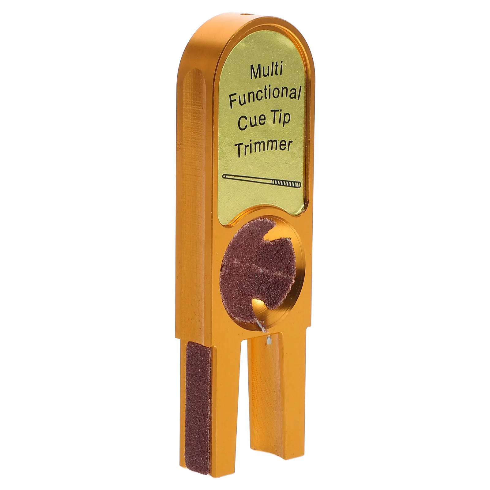 

Aluminum Pool Cue Tip Shaper Cleaner Repair Tool U-Shape Billiard Maintenance Kit Multifunctional Cue Trimmer Accessory For Pool