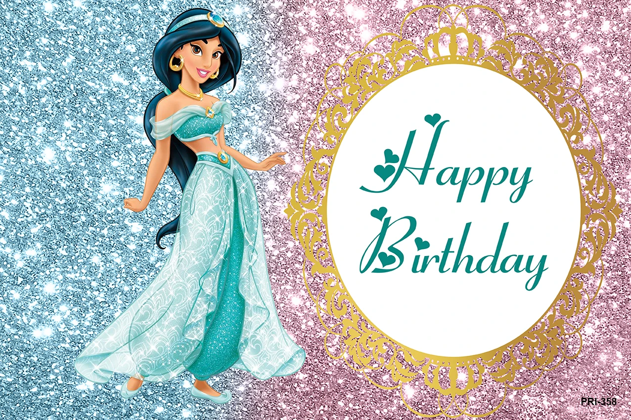 Aladdin Và Cây Đèn Thần Nàng Công Chúa Jasmine Nền Sinh Nhật Trang Trí Biểu Ngữ Chụp Ảnh Phông Nền Chụp Ảnh Phòng Thu Tùy Chỉnh