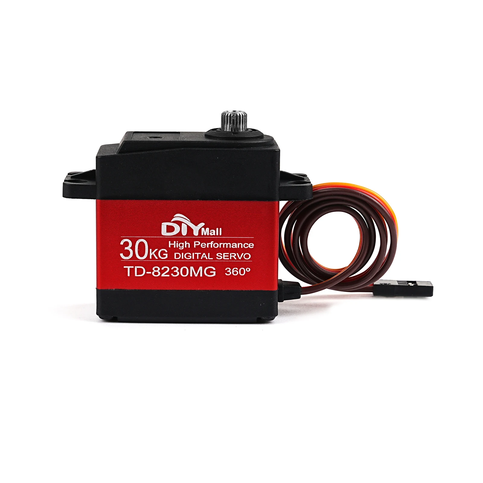 Servo numérique TD-8230MG 30KG |   360 °   Engrenage métallique à rotation continue |   4,8-8,4 V couple élevé pour robot/voiture/avion RC