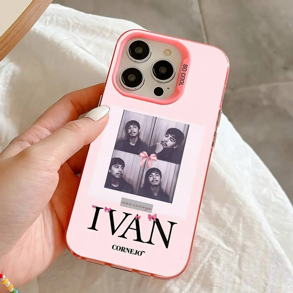 I-Ivan C-Cornejo Phone Case For iPhone 16,15,14,13,12,11,Pro,Max,Plus,Mini,SE Anti Fall Pink Matte Hard Bumper - Image 2