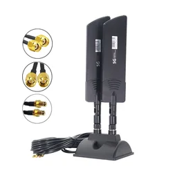 WiFi Router Antena para Huawei, Placa de rede sem fio, alta sensibilidade do sinal, SMA Macho, TS9 Connector, CPE Pro, 5G, 42dbi