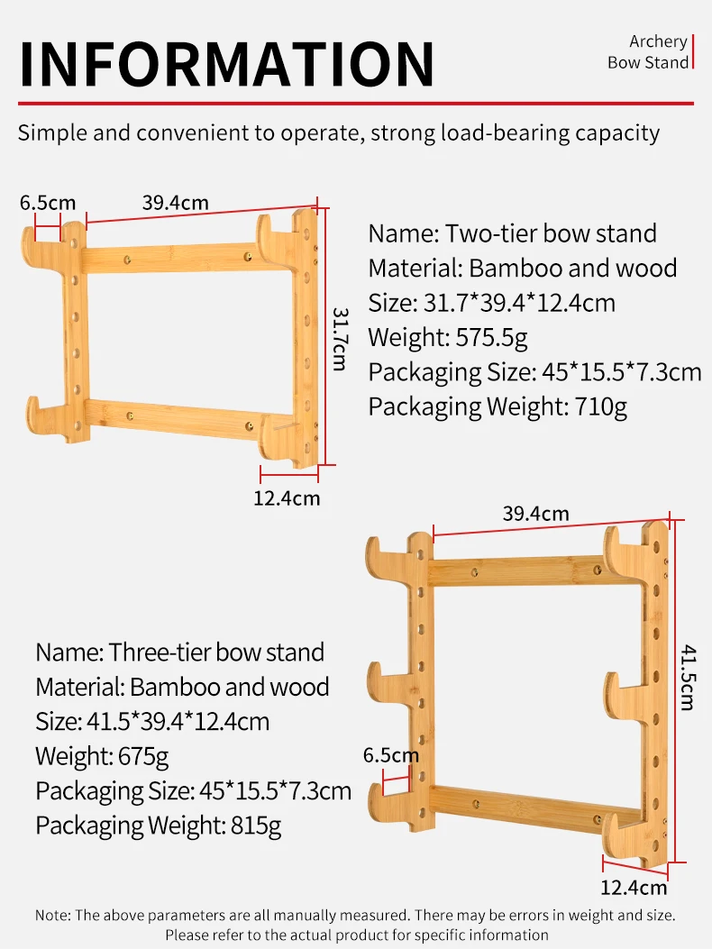 Bogenhalter aus Holz zur Wandmontage, Pfeilaufbewahrungshalter für Recurve Takedown Longbow, Bogenschießzubehör – Detail 3