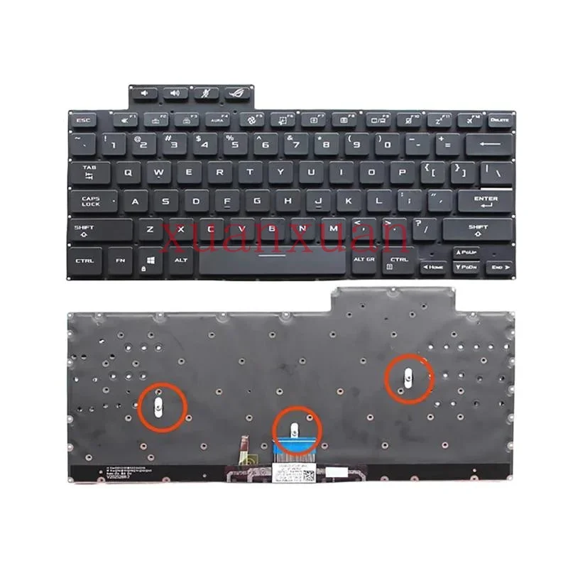 for ASUS G15 GA503 RW/RM/QA 16 M16 GU603 ZM/HM/HR New Keyboard with backlit