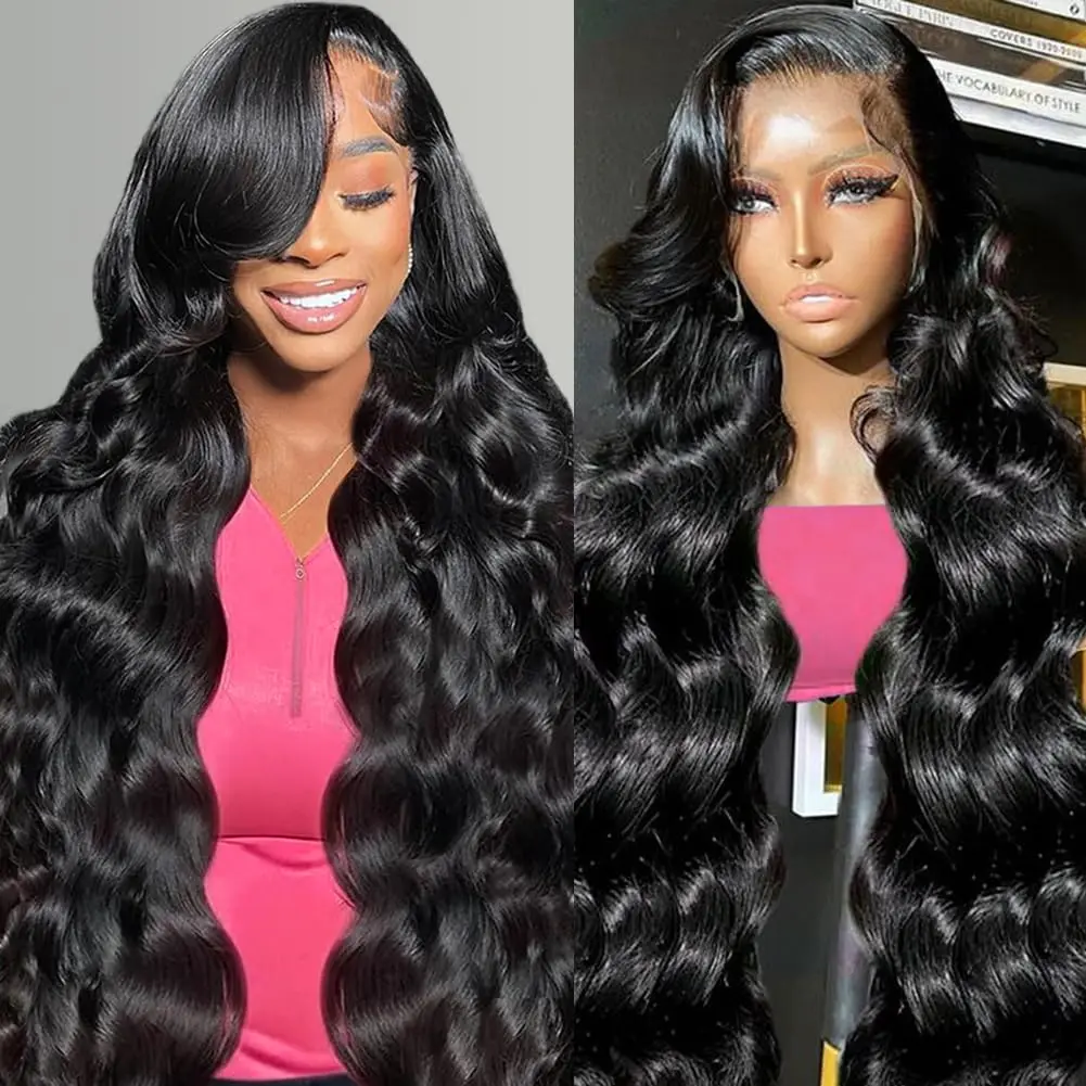 30 36 Inch Body Wave Lace Front Human Hair Wigs For Women 13x4 Hd Brazilian Hair Wigs Full Lace Wig Human Hair Pre Plucked