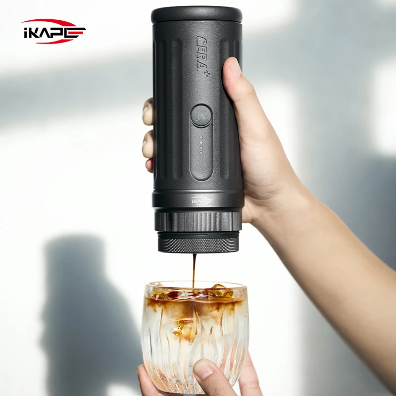 IKAPE Portable Electric Coffee Machine With Bluetooth APP 51/58mm