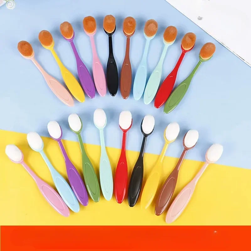 1pcs Colorful Ink Brush for Home DIY Scrapbooking Cards Making Smooth Blending Brushes Drawing Painting Flat Brushes Tools