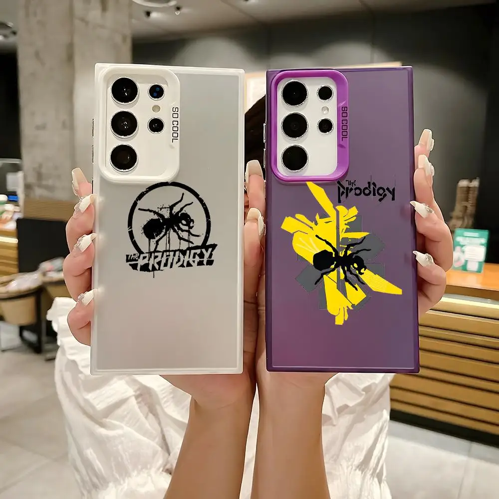 Music Band The P-Prodigy Phone Case For Samsung Galaxy S25 Edge S24 S23 S22 S21 S20 Ultra Funda Silicone Silver Phone Case