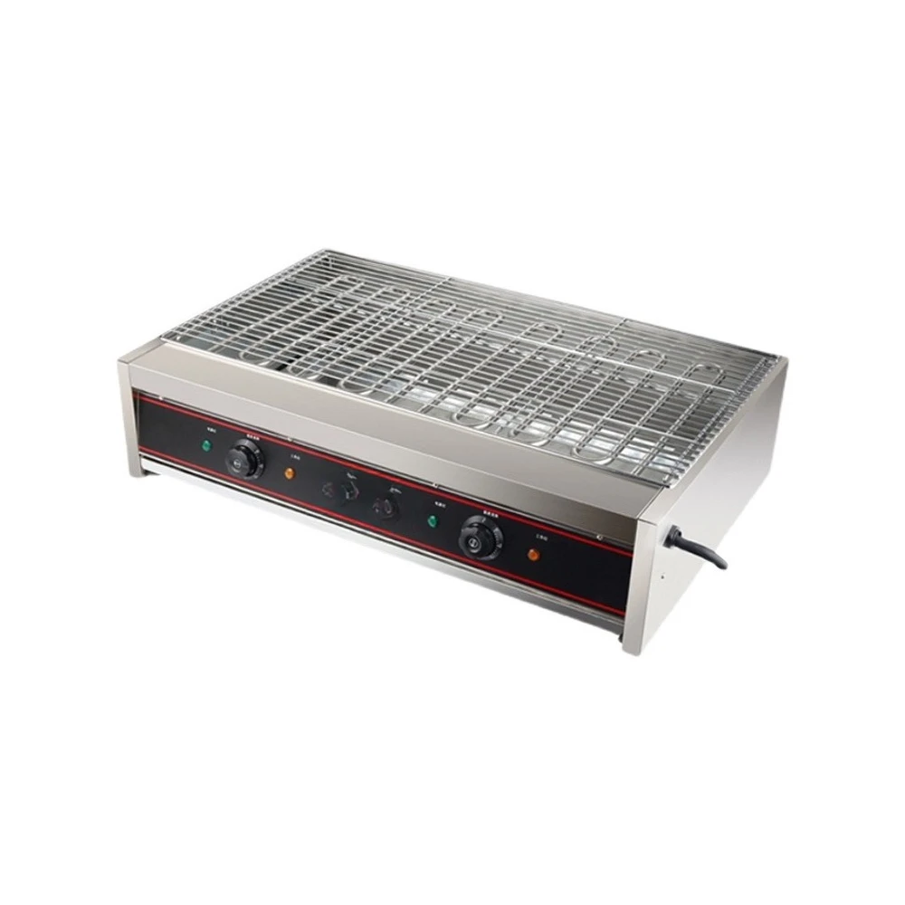 Hot SalesElektrische Barbecue EC-400 Multifunctionele Barbecue Machine Commerciële Outdoor Rvs Rookloze Oven Barb