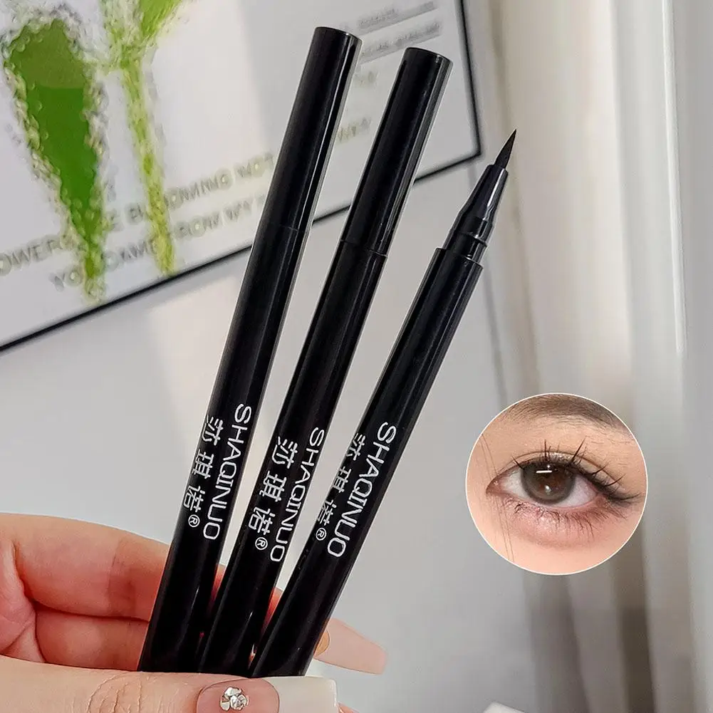 1Pc Ultradunne Waterdichte Vloeibare Eyeliner Waterdichte Cosmetische Sneldrogende Tools Bloeien Pen Niet Natuurlijke Eyeliner D5f2