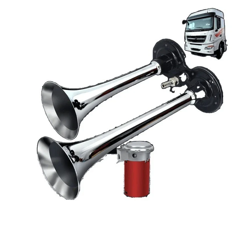 

Воздушный звуковой сигнал для грузовика 12v24v, супер громкий автомобильный воздушный насос, воздушный звуковой сигнал, морской звуковой сигнал, водонепроницаемый и пыленепроницаемый