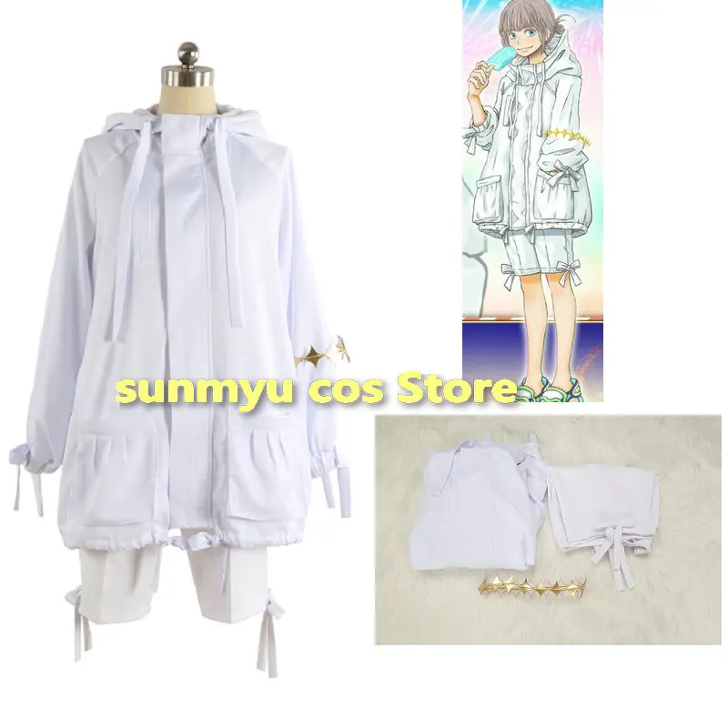 

FGO Oberon Cosplay Costume Custom Size Fate Grand Order Cosplay Oberon White Suits Costume