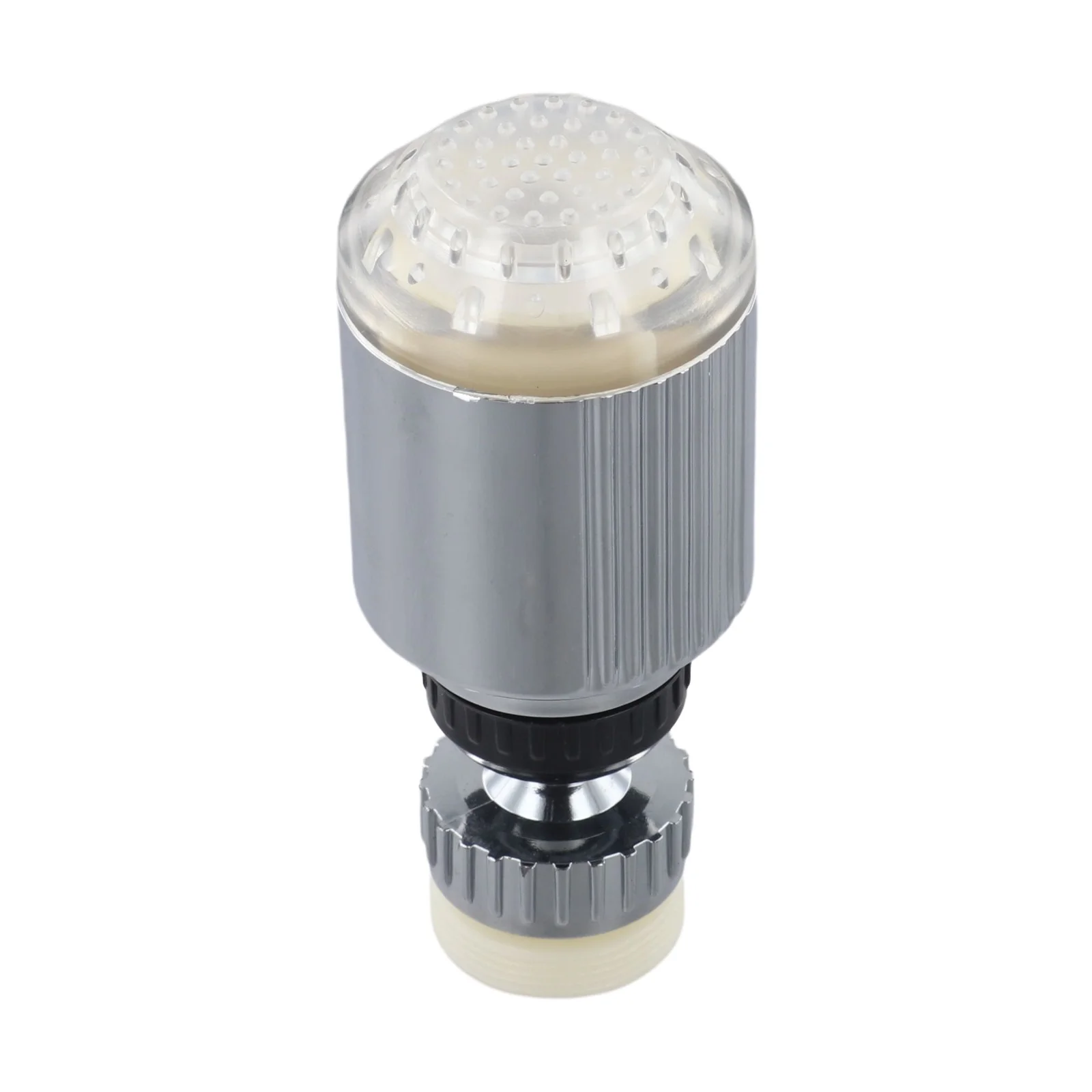 Water Powered LED Faucet Light Color Change Temperature Alerts for child Safety 360 Swivel M 22 24 Easy Install For Kitchen Sink