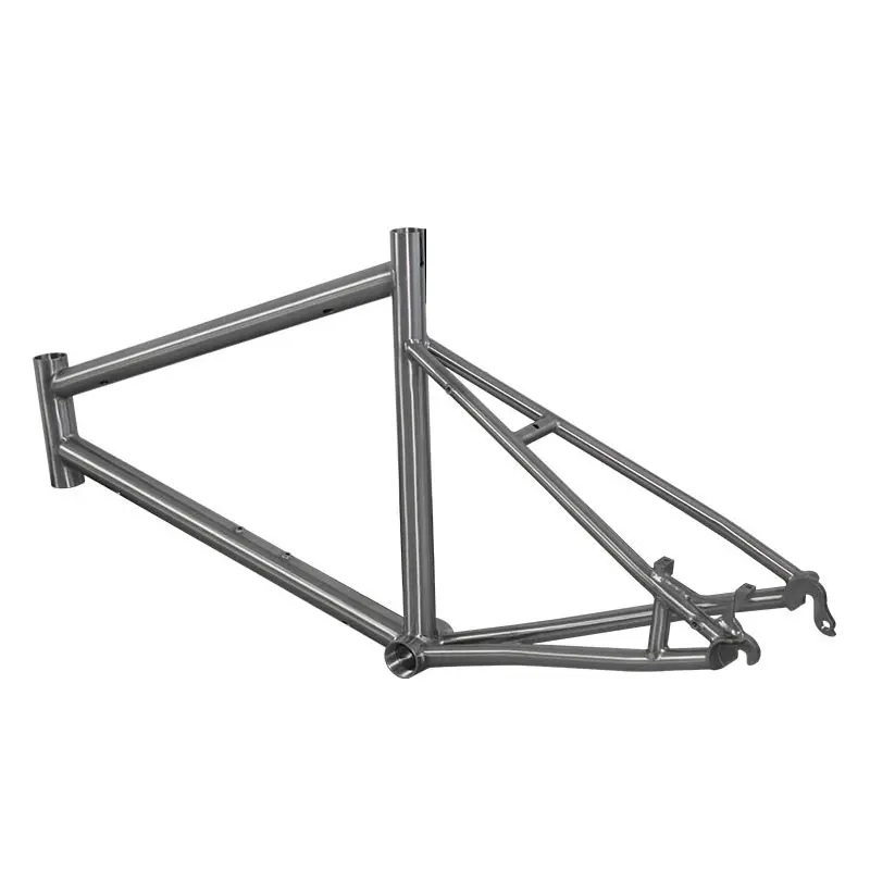 

Titanium Mini Velo Bike Frame Road Bicycle Parts Titanium Bike Frame Bicycles Accessories