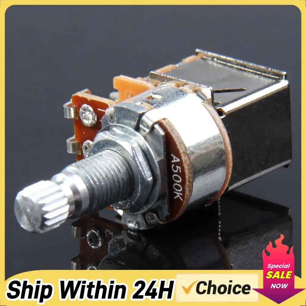 Volumen-Push-Pull-Potentiometer A500K/B500K/A250K/B250K Gitarren-Potentiometer Ersatz Push-Push-Potentiometer Gitarrenteile