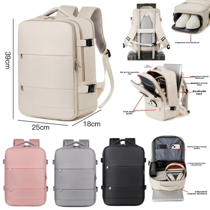 

Large Capacity Men's Business Backpack Multiple Pockets Laptop Bag For Men Trend Fashion Office Working Working Bagpack