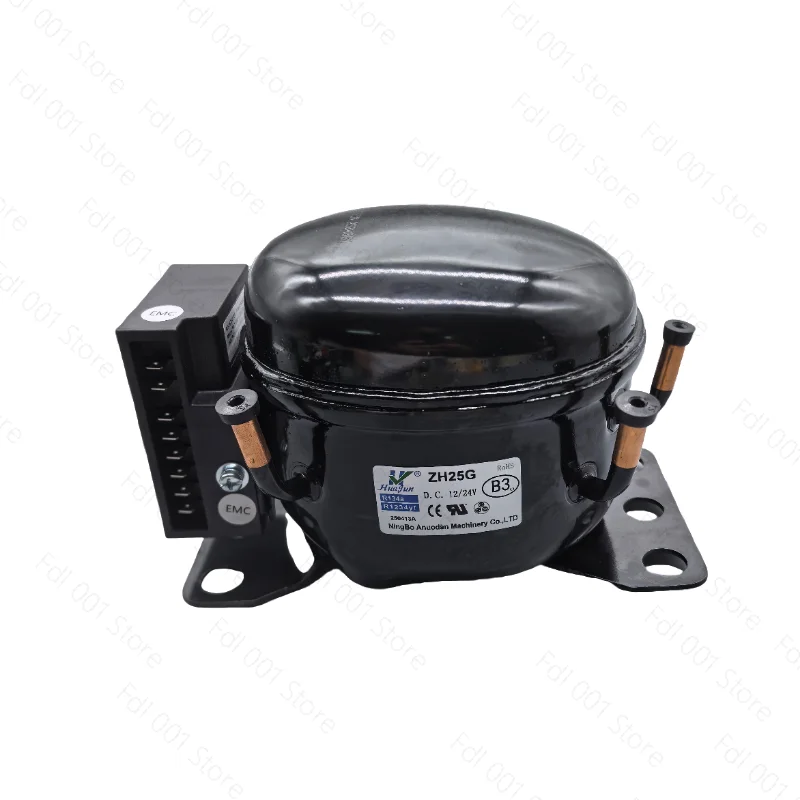 Compresor de 12v/24v para Auto, Congelador Portátil, Refrigerador para Exteriores, Compresor DC ZH25G