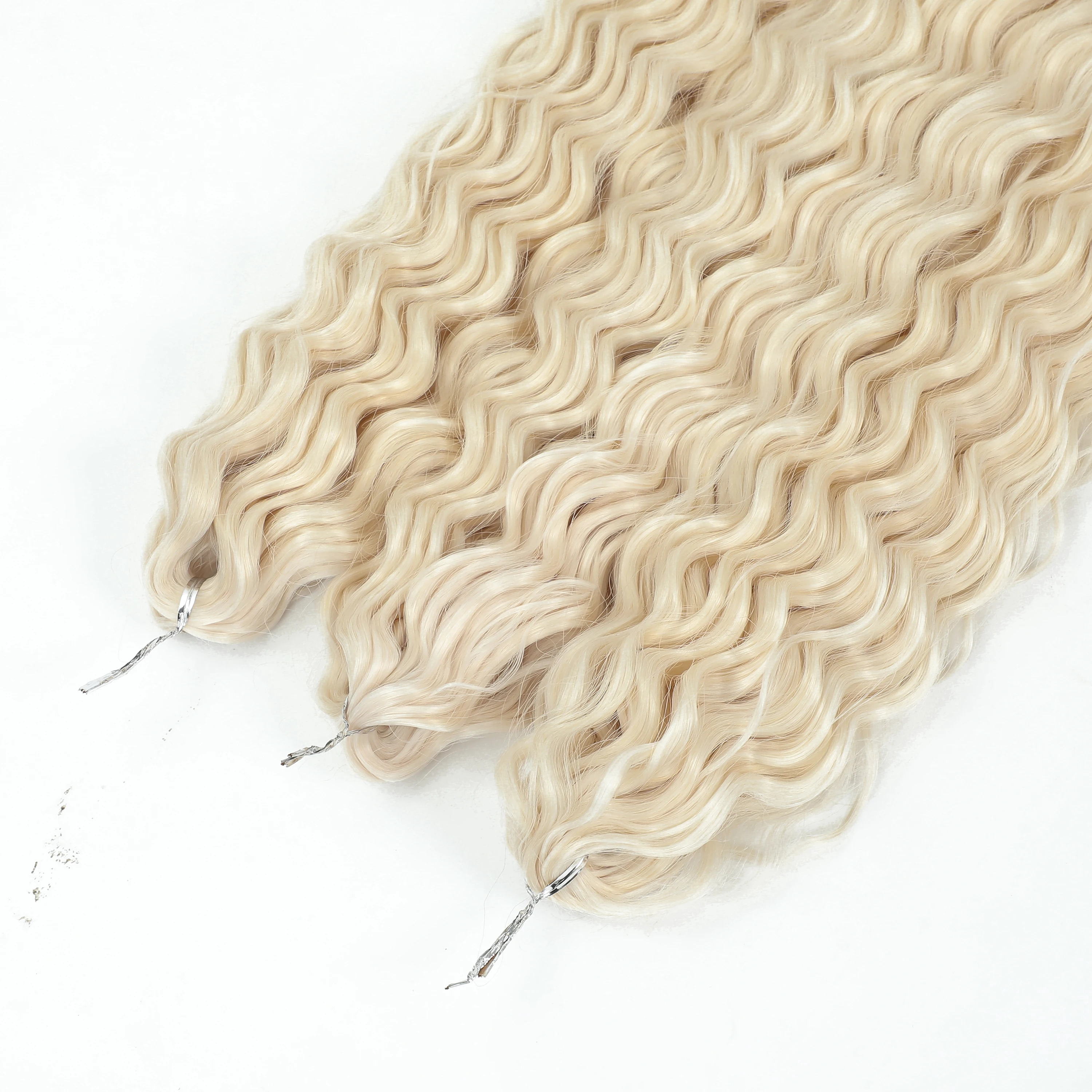 Synthetic Braid Hair Extensions Water Wave Crochet Hair 22 Inch Deep Wave Twist Crochet Hair For Women 3Pcs/Lot