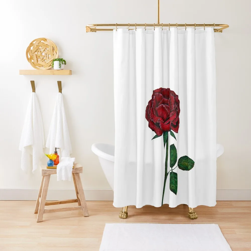 

A rose for a rose Shower Curtain Modern Bathroom Accessories Luxury Bathroom Anime Bathroom Toilet Accessories Curtain