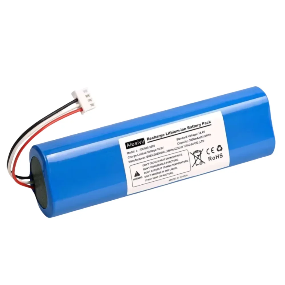 Batería de repuesto de 3500mAh para Ecovacs Deebot Ozmo 900 901 905 920 930 937 N8 Pro 14,4 V Li-ION Robot aspirador batería