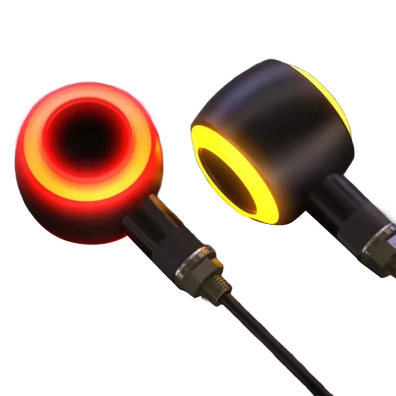 

Высокая яркость светодиодный указатель поворота мотоцикла 12 В электрическое автомобильное освещение 300 люмен подсветка Jinji Flash Red