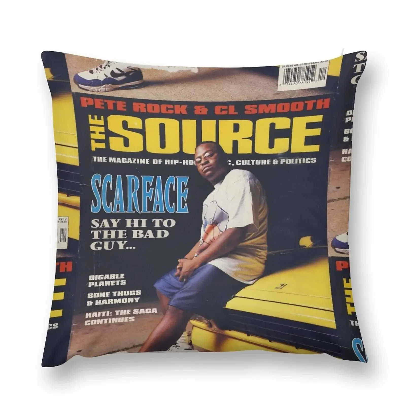 

Source 90s - Scarface Throw Pillow Decorative Cushion Cover Sofa Cushion Cover pillow