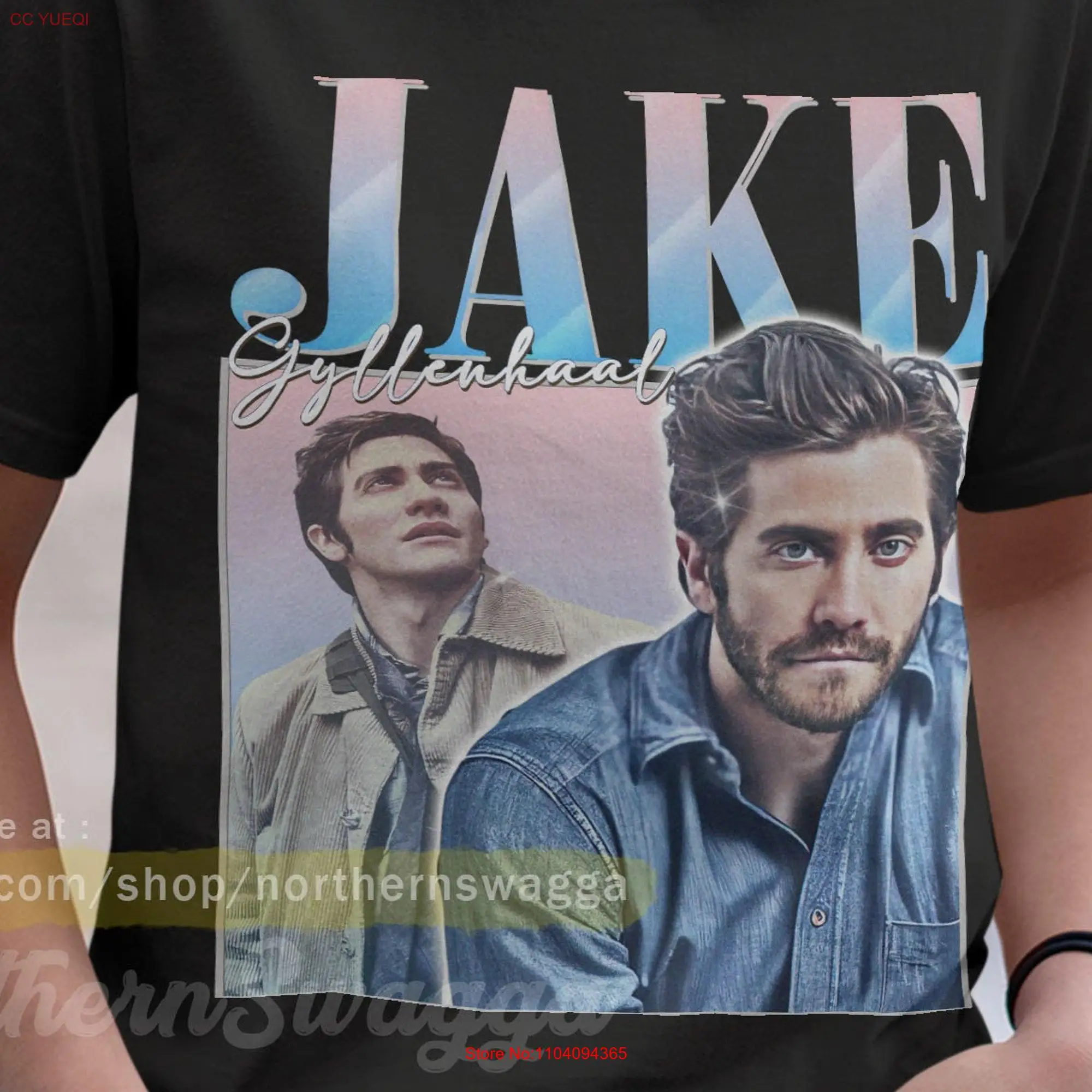 Jake gyllenhaal shirt design retro style cool fan art t 90s poster 347 tee long or short sleeves