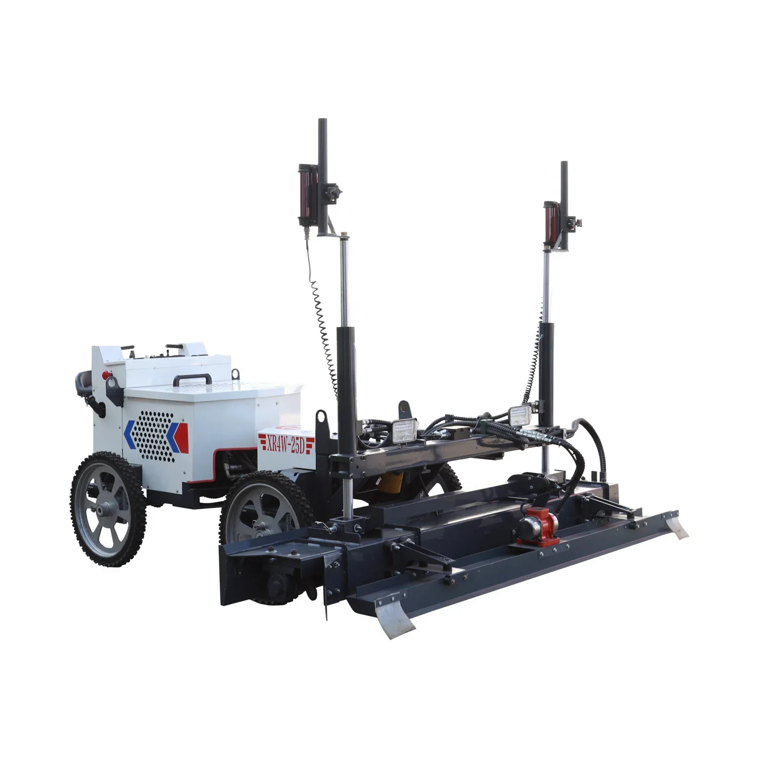 Vibratory Floor Paving Concrete  Screed Leveling Machine Ride on Laser Screed Machine For Construction