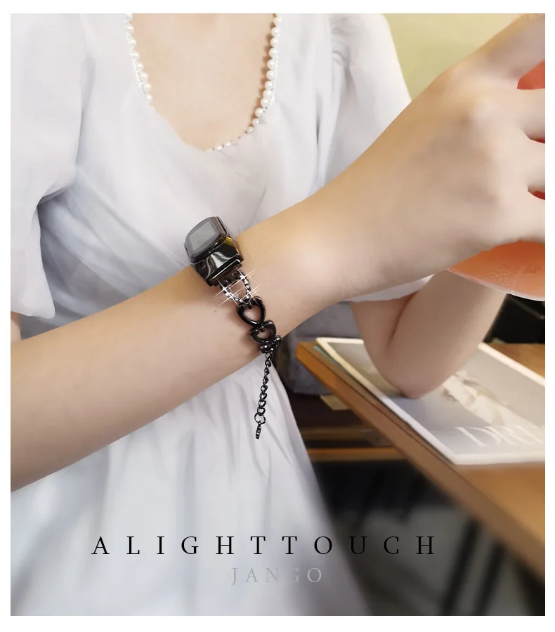 สำหรับ Xiaomi Mi 6พร้อมสาย Mi 5 4 3ฟิตเนสปรับสร้อยข้อมือโลหะเหล็กรุ่น Smart สายรัดข้อมือ