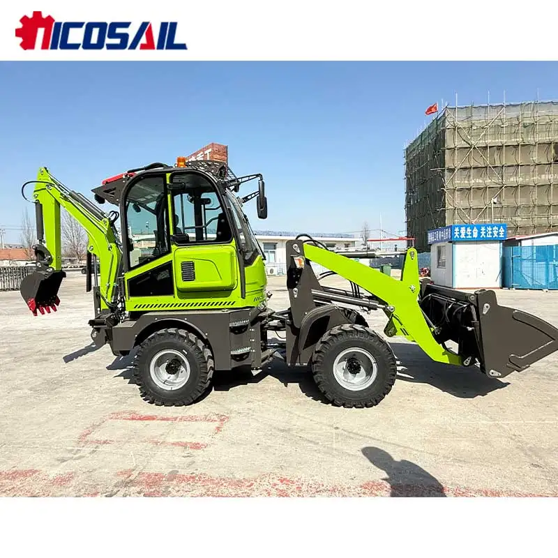 

Мини-компактный экскаватор-погрузчик для ферм ЕС, 4WD, с фронтальным погрузчиком, экскаватор, стандарт Евро-5, одобрен CE