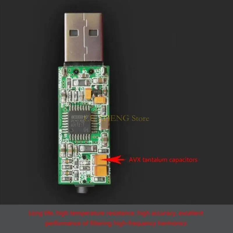 E56B Professional USB Sound Card Adapter DAC Sound Converter PCM2706 Converter External Sound Card Headphone Amplifier