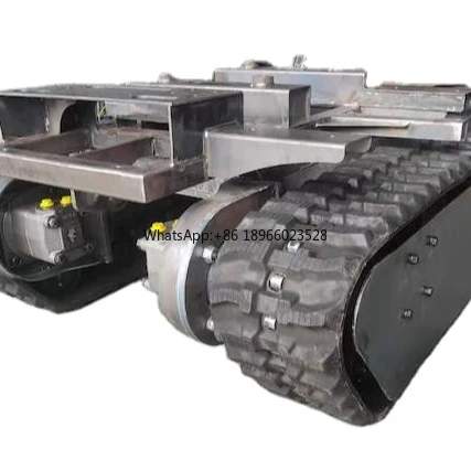 rubber tracked chassis robot chassis development items robot track chassis tank rubber undercarriage