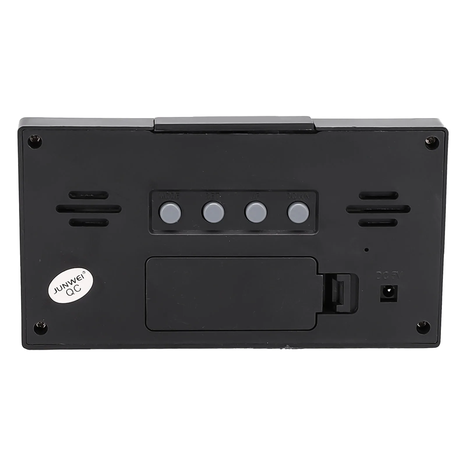 Black With Night Light Alarm Clock With Night Light Luminous Alarm Clock Humidity Accuracy - 5 Humidity Sensor