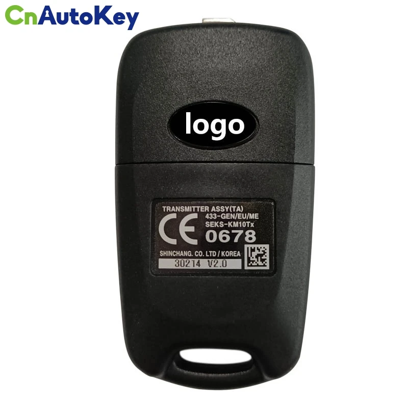 CN 051132   OEM PN 95430-1Y000 para Kia MORNING 2011+ control remoto abatible 2 botones FCC SEKS-KM10TX 433MHz sin Chip 95430-1Y200