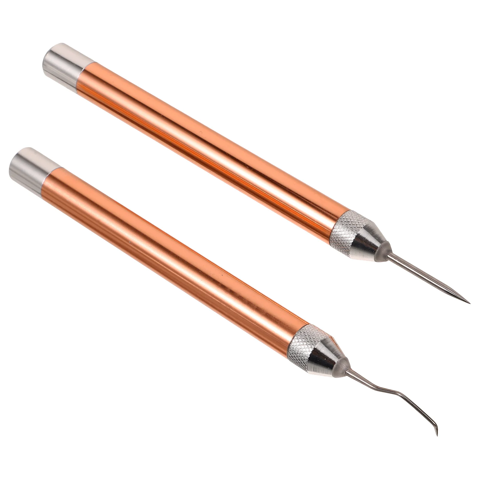 

2Pcs Vinyl Weeding Tool Kit with Built-in Light Aluminum Stainless Steel Needles for DIY Stickers Engraving Embossing Crafts