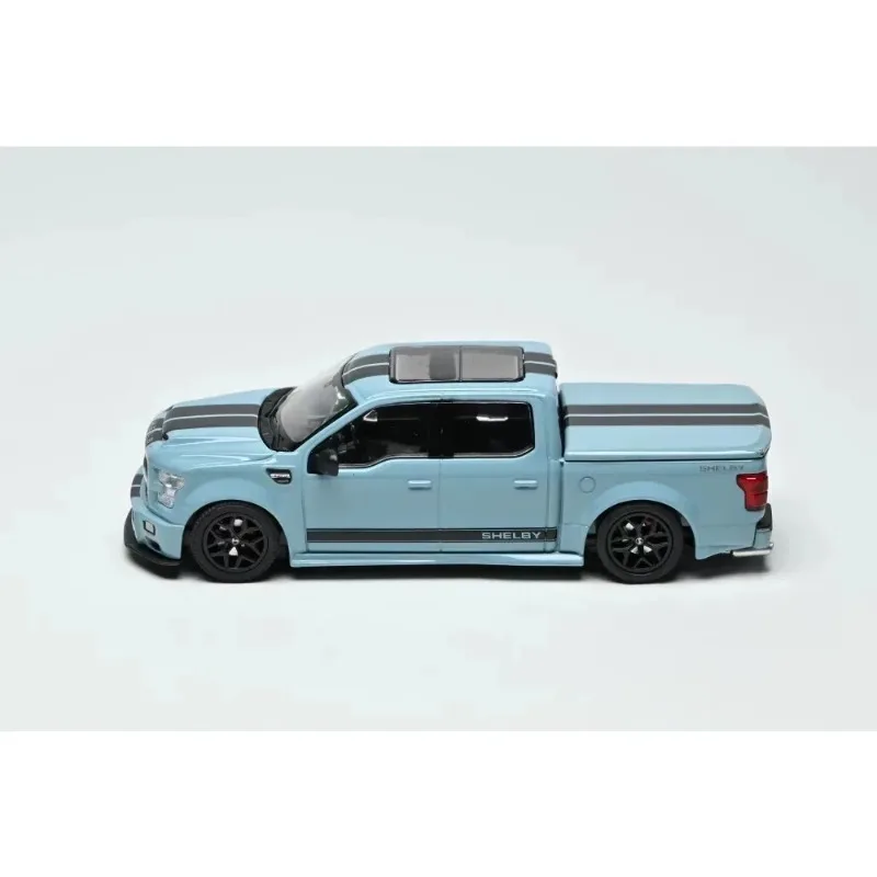 

В наличии: Забавная модель 1:64 Ford F150 Super Snake Area 51 с гоночными полосами, литая под давлением, коллекционная, подарочная, декоративная.
