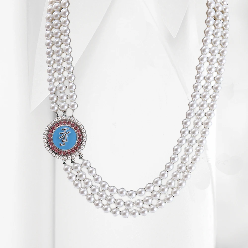 1938 JJOA Members Gifts Pearl Strand Social Letters Jack And Jill JJ Necklaces Jewelry For Women