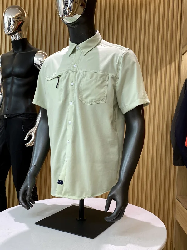 Lightweight Quick-Dry Summer Men's Outdoor Comfortable Breathable Sunscreen Workwear Short Sleeve Shirt Fashionable Casual