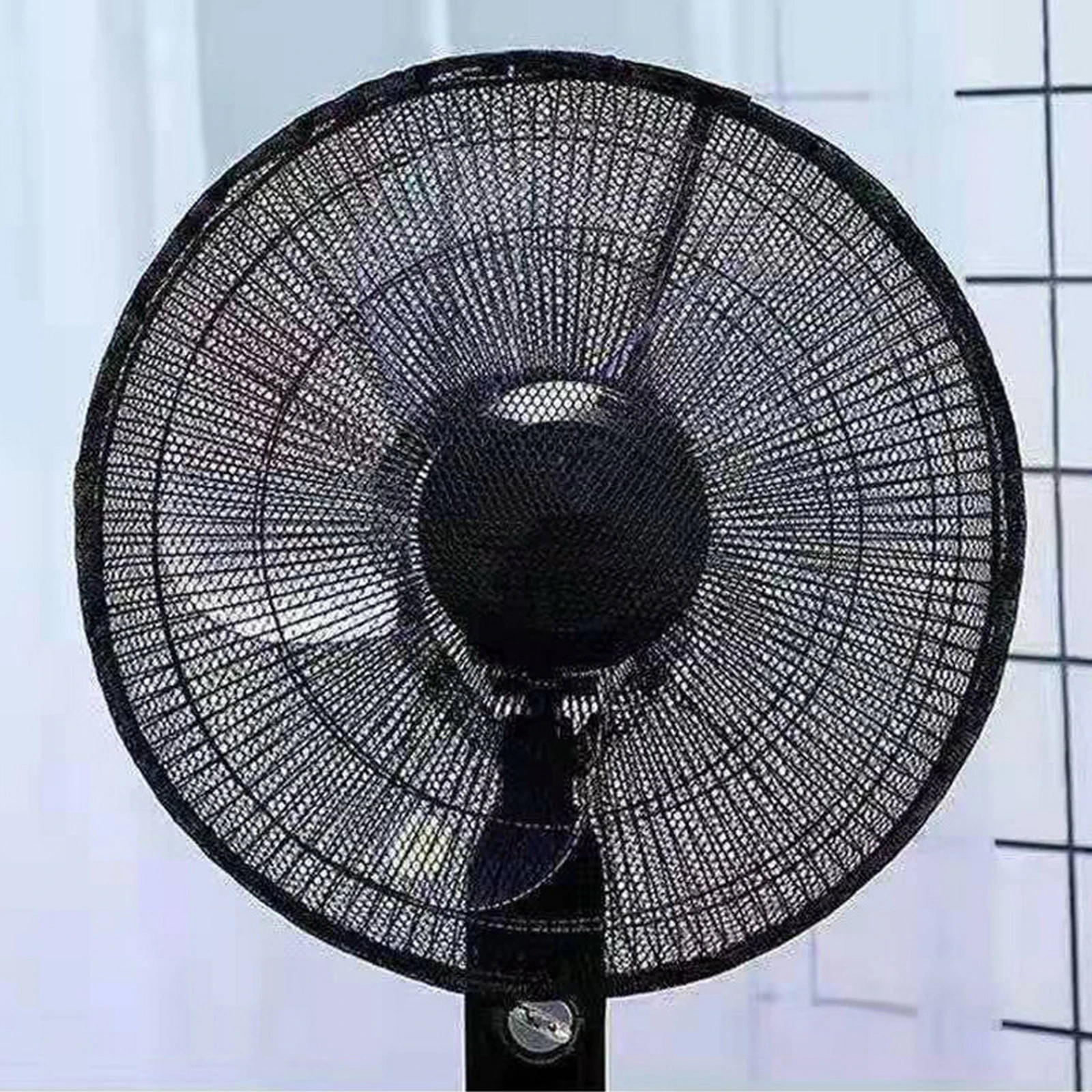 غطاء مروحة دائري مقاوم للماء والغبار، كيس غبار للمروحة الكهربائية